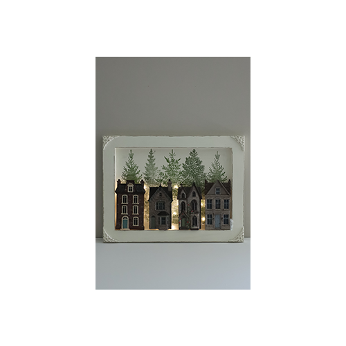 Texas In-Laws IOD Old Colchester Road Decor Mould 6"x10" by Iron Orchid Designs