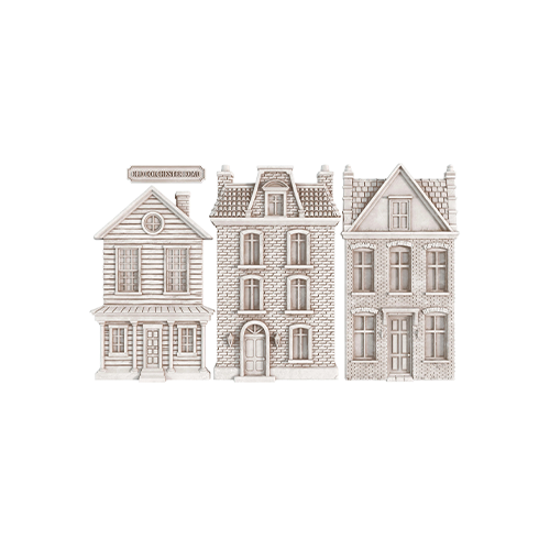 Texas In-Laws IOD Old Colchester Road Decor Mould 6"x10" by Iron Orchid Designs