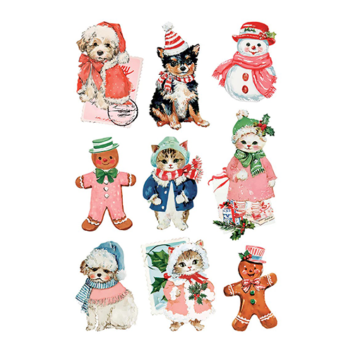 Texas In-Laws IOD Darling Holiday Decor Transfer (pad of 8 12"x16" sheets) by Iron Orchid Designs