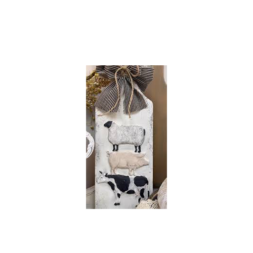 Texas In-Laws IOD Decor Mould Village Market 6"x10" by Iron Orchid Designs