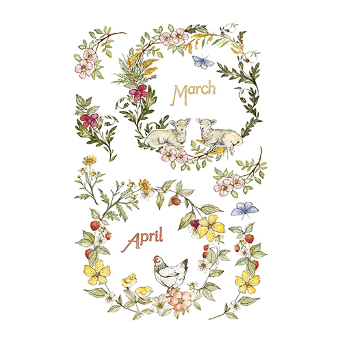 Texas In-Laws IOD The Bramblewood Diaries Decor Transfer 8 Pages (8X12 Pad) By Iron Orchid Designs
