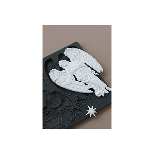 Texas In-Laws IOD Silent Night Decor Mould 6"x10" by Iron Orchid Designs
