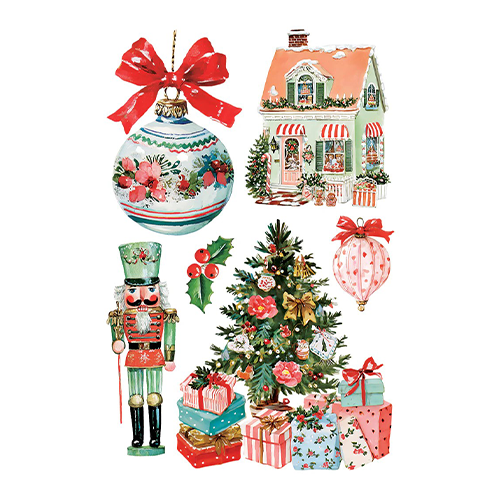 Texas In-Laws IOD Darling Holiday Decor Transfer (pad of 8 12"x16" sheets) by Iron Orchid Designs