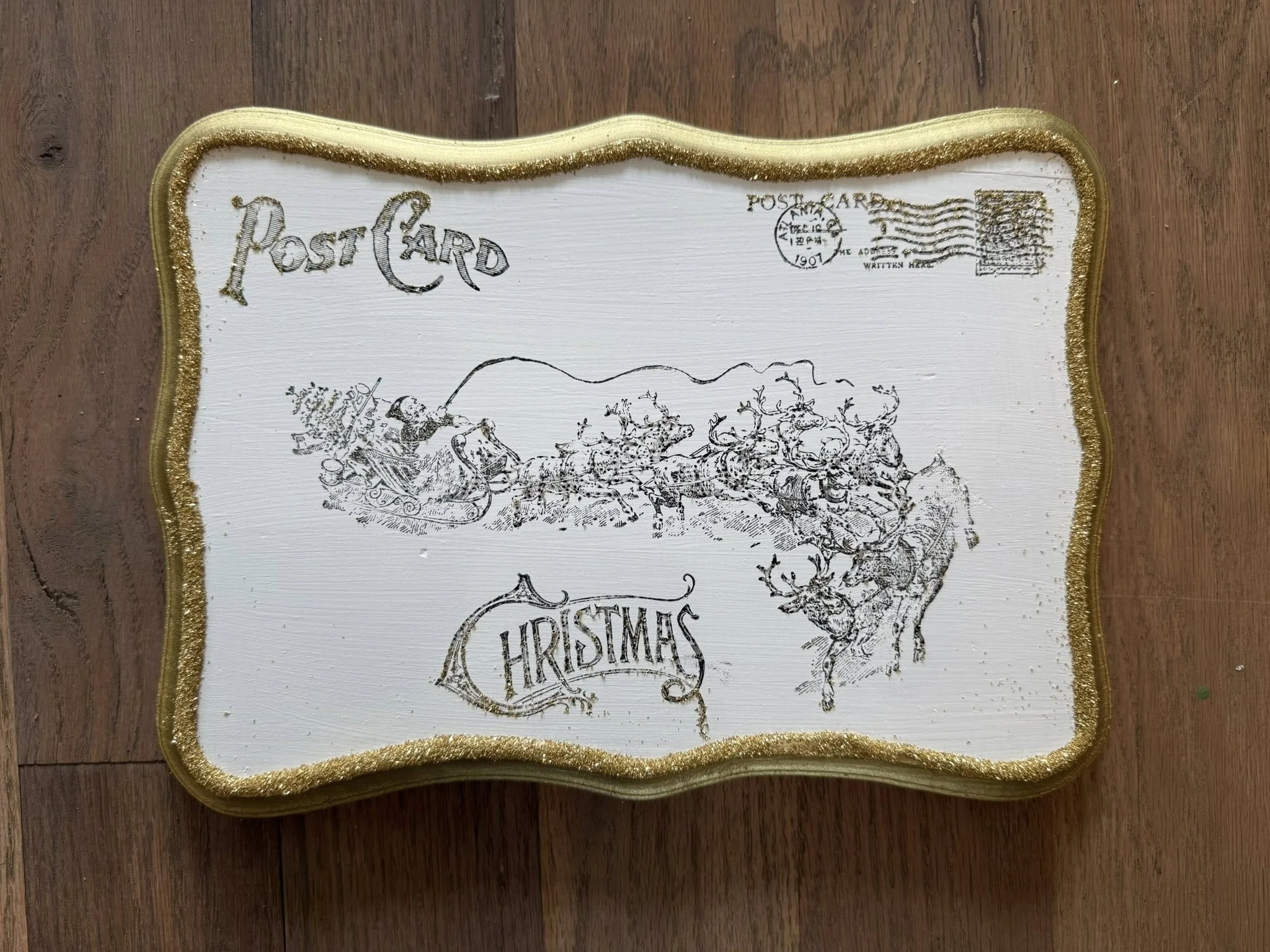 Texas In-Laws IOD Decor Christmas Post Stamp (1 Sheet Set) 12"x12" by Iron Orchid Designs