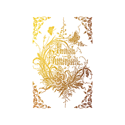 Texas In-Laws IOD Athenaeum Foil Decor Transfer (Pad of 8 8X12) By Iron Orchid Designs