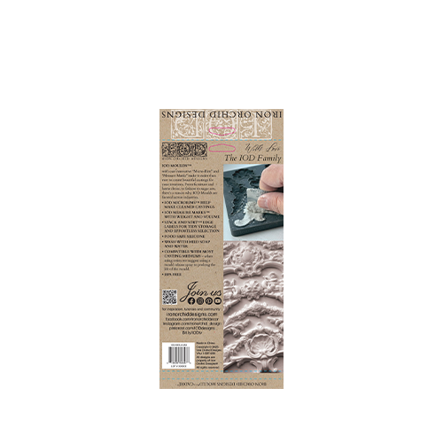 Texas In-Laws IOD Cadré Decor Mould 6"x10" by Iron Orchid Designs