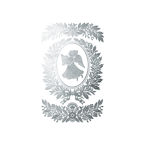 Texas In-Laws Angels Sing Foil Transfer 8 Pages (8X12 Pad) By Iron Orchid Designs
