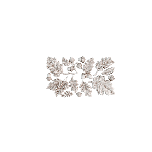 Texas In-Laws IOD DECOR OAK LEAVES & ACORNS 6X10 IOD MOULD BY IRON ORCHID DESIGNS