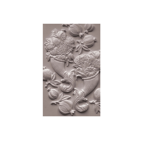 Texas In-Laws IOD Cornucopias Decor Mould 6"x10" by Iron Orchid Designs