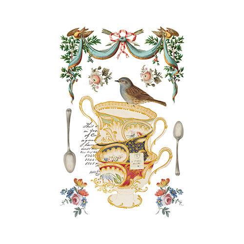 Texas In-Laws IOD The Belgravia Decor Transfer (pad of 8 8"x12" sheets) by Iron Orchid Designs
