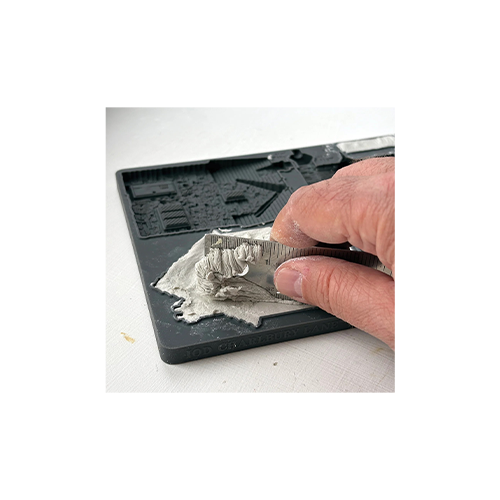 Texas In-Laws IOD Charlbury Lane Decor Mould 6"x10" by Iron Orchid Designs