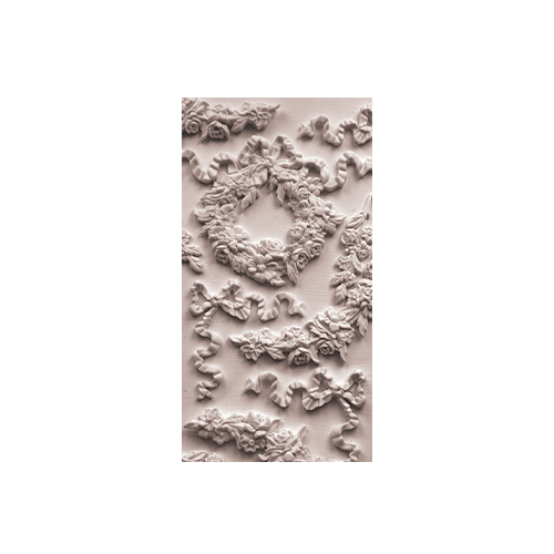Texas In-Laws IOD Decor Mould Wreath and Swags 6"x10" by Iron Orchid Designs