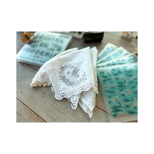 Texas In-Laws IOD Dessins De Broderie Decor Stamp (4 Sheet Set)  6"x6" by Iron Orchid Designs
