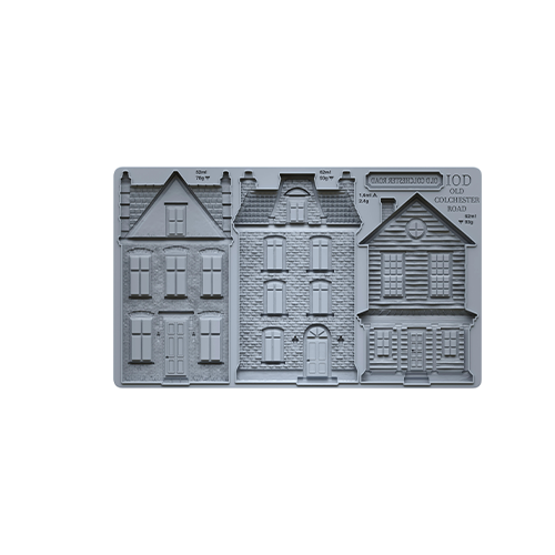 Texas In-Laws IOD Old Colchester Road Decor Mould 6"x10" by Iron Orchid Designs
