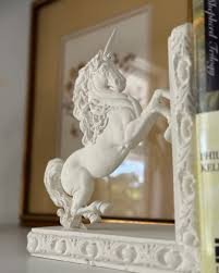 Texas In-Laws IOD Decor Mould Unicorns 6"x10" by Iron Orchid Designs