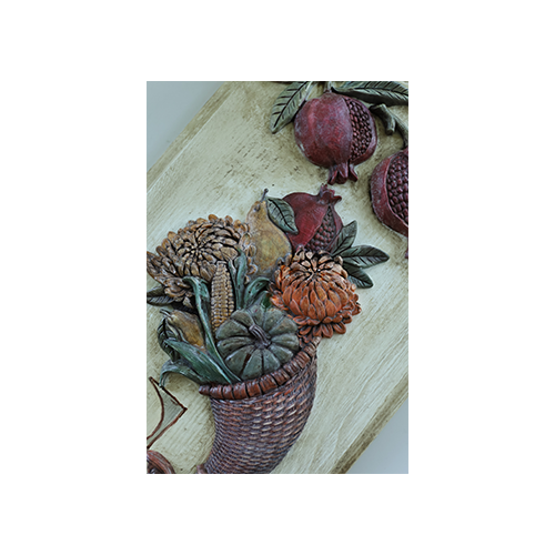 Texas In-Laws IOD Cornucopias Decor Mould 6"x10" by Iron Orchid Designs