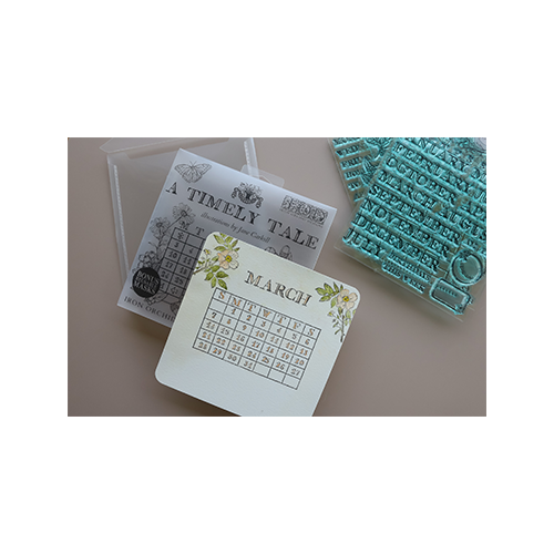 Texas In-Laws IOD A Timely Tale Decor Stamp (4 Sheets) 6"x6" by Iron Orchid Designs