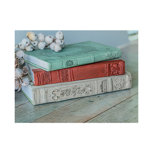 Texas In-Laws IOD Bookish Decor Mould 6"x10" by Iron Orchid Designs