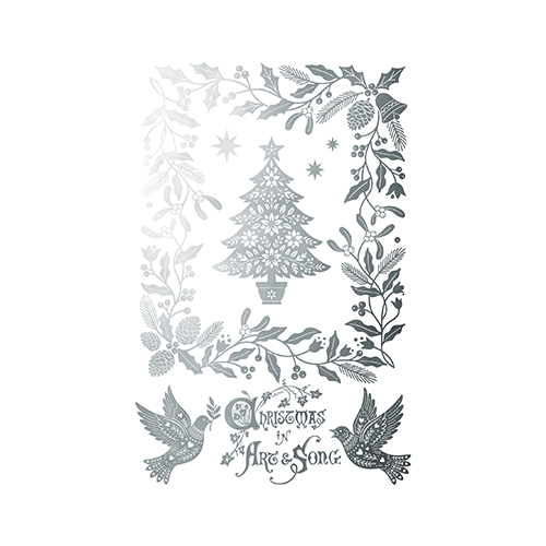 Texas In-Laws Angels Sing Foil Transfer 8 Pages (8X12 Pad) By Iron Orchid Designs