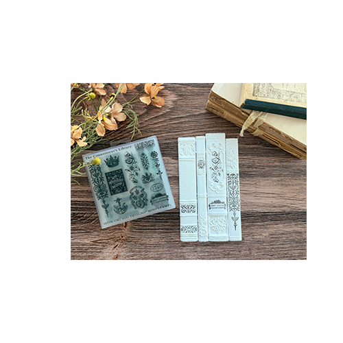 Texas In-Laws IOD Bookish Decor Mould 6"x10" by Iron Orchid Designs