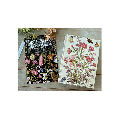 Texas In-Laws IOD Primrose Isle Decor Transfer (pad of 8 8"x12" sheets) by Iron Orchid Designs