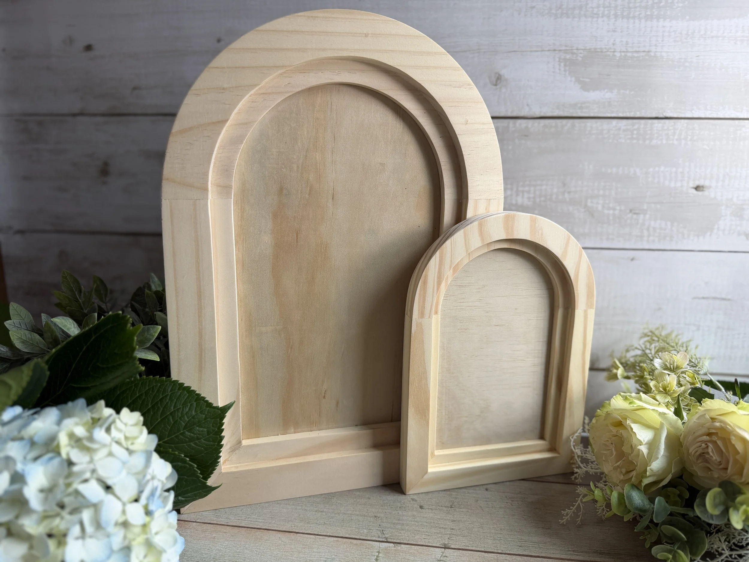 IOD Arched Wood Gallery Blank 7X10 By Iron Orchid Designs