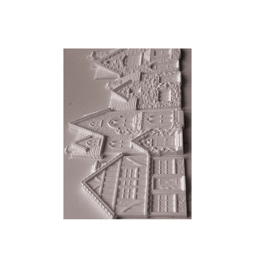 Texas In-Laws IOD Charlbury Lane Decor Mould 6"x10" by Iron Orchid Designs