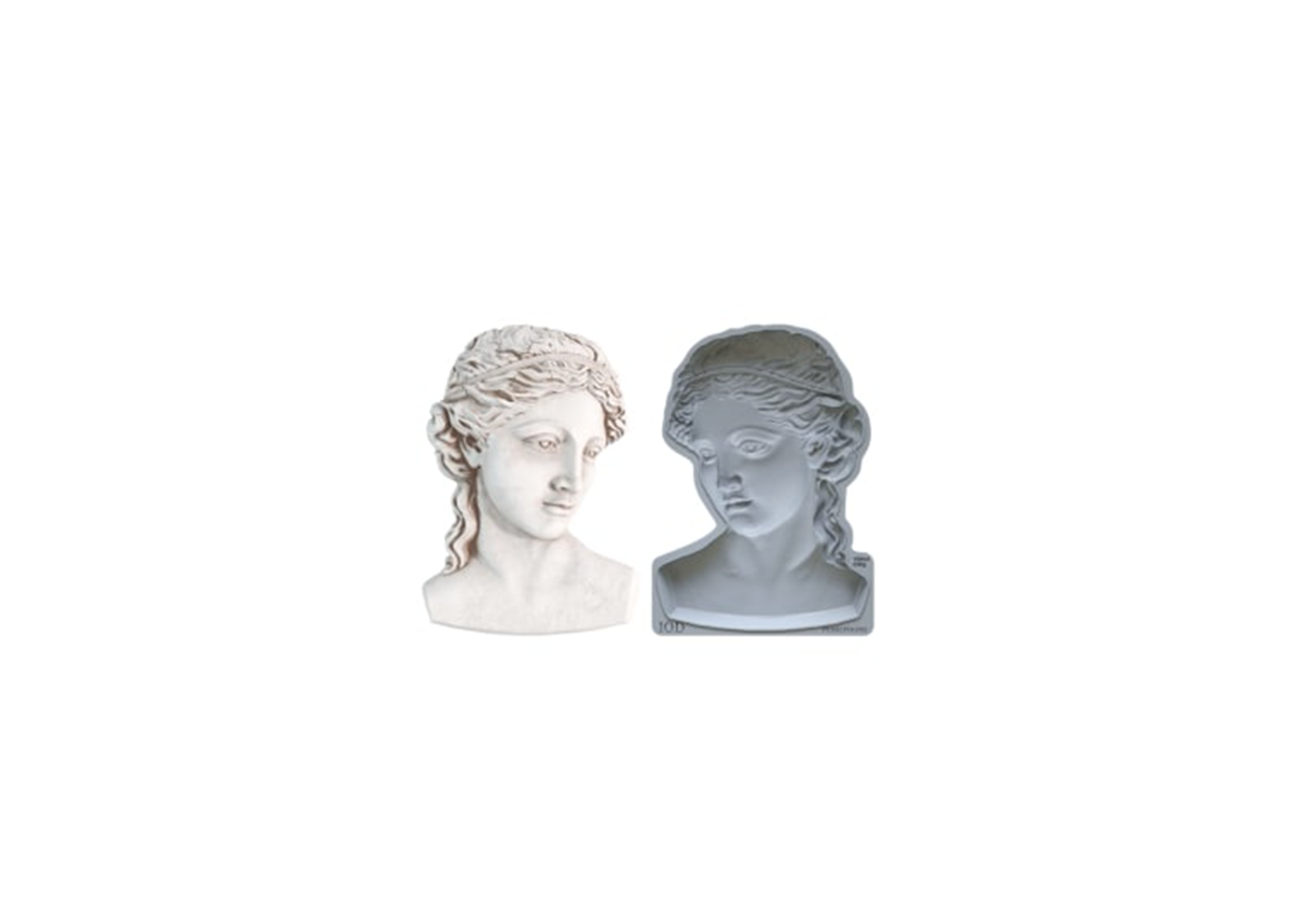 Texas In-Laws IOD DECOR MOULD PERSEPHONE 5X7 BY IRON ORCHID DESIGNS