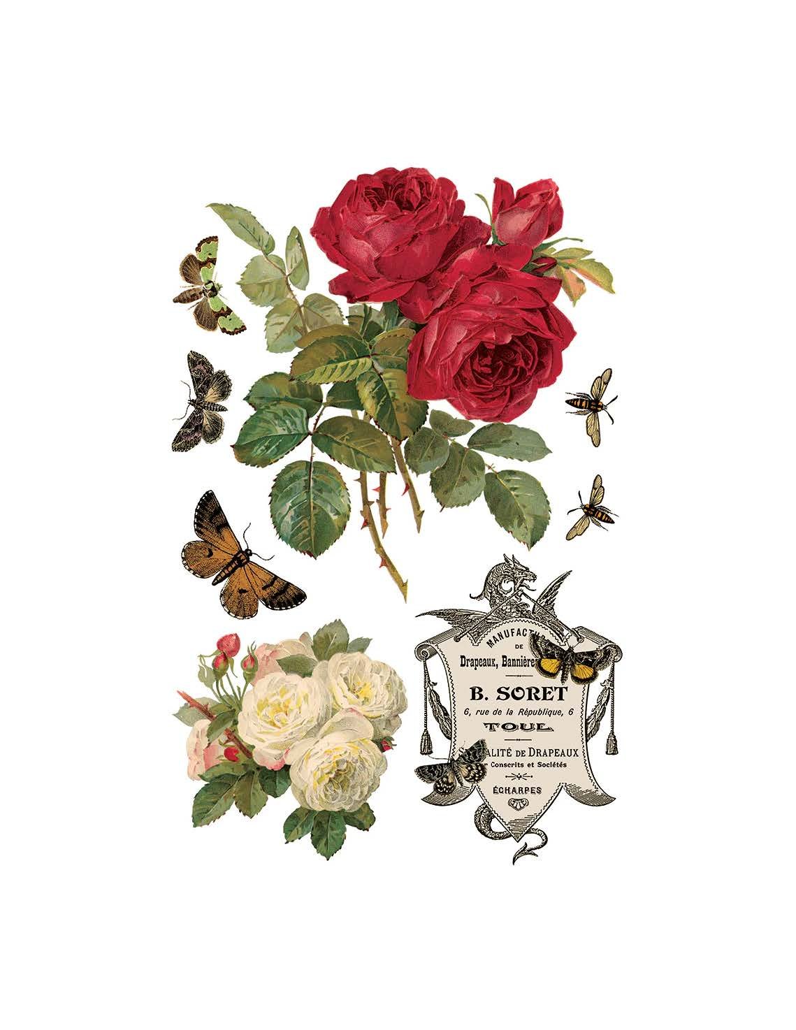 Texas In-Laws IOD By Any Other Name Decor Transfer (pad of 8 8"x12" sheets) by Iron Orchid Designs