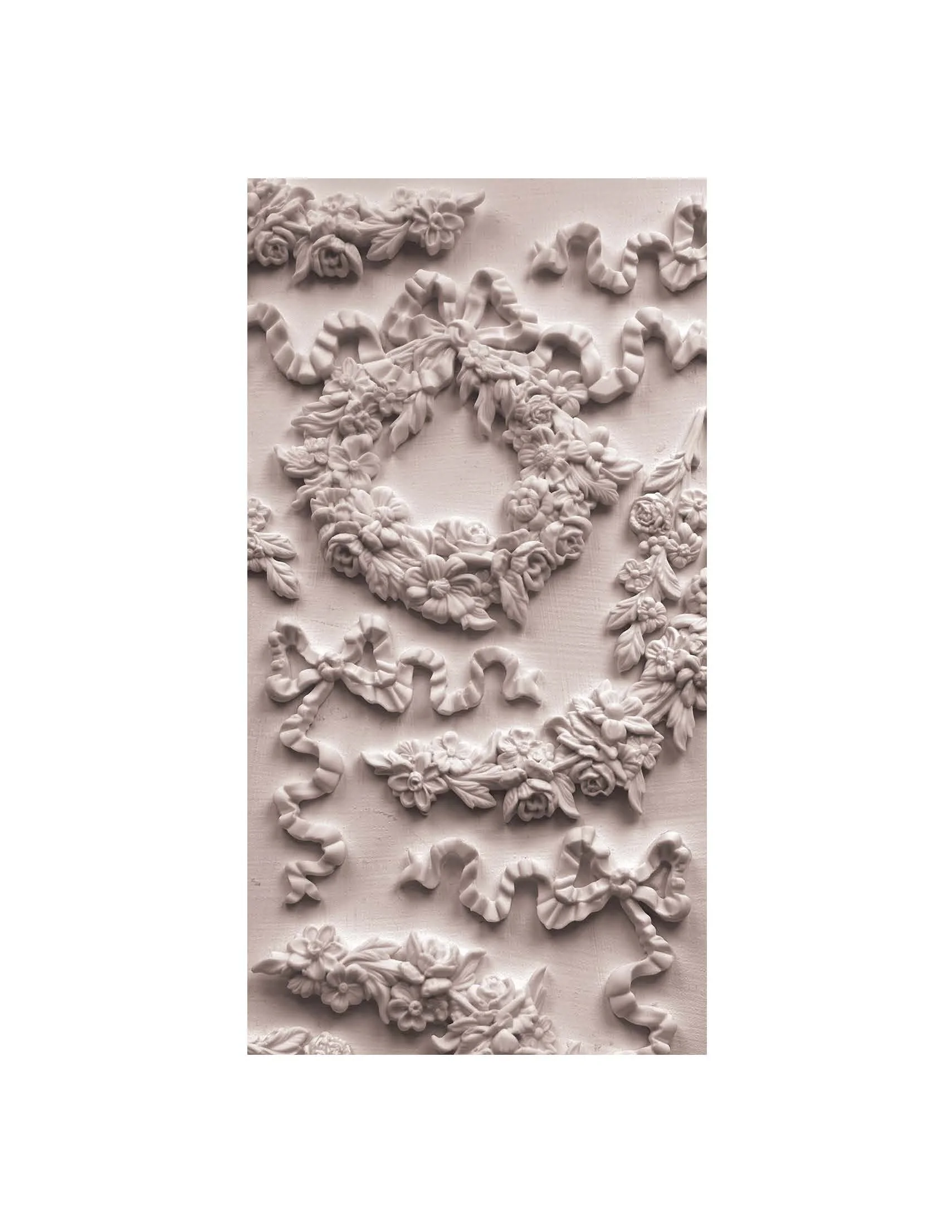 Texas In-Laws IOD Decor Mould Wreath and Swags 6"x10" by Iron Orchid Designs