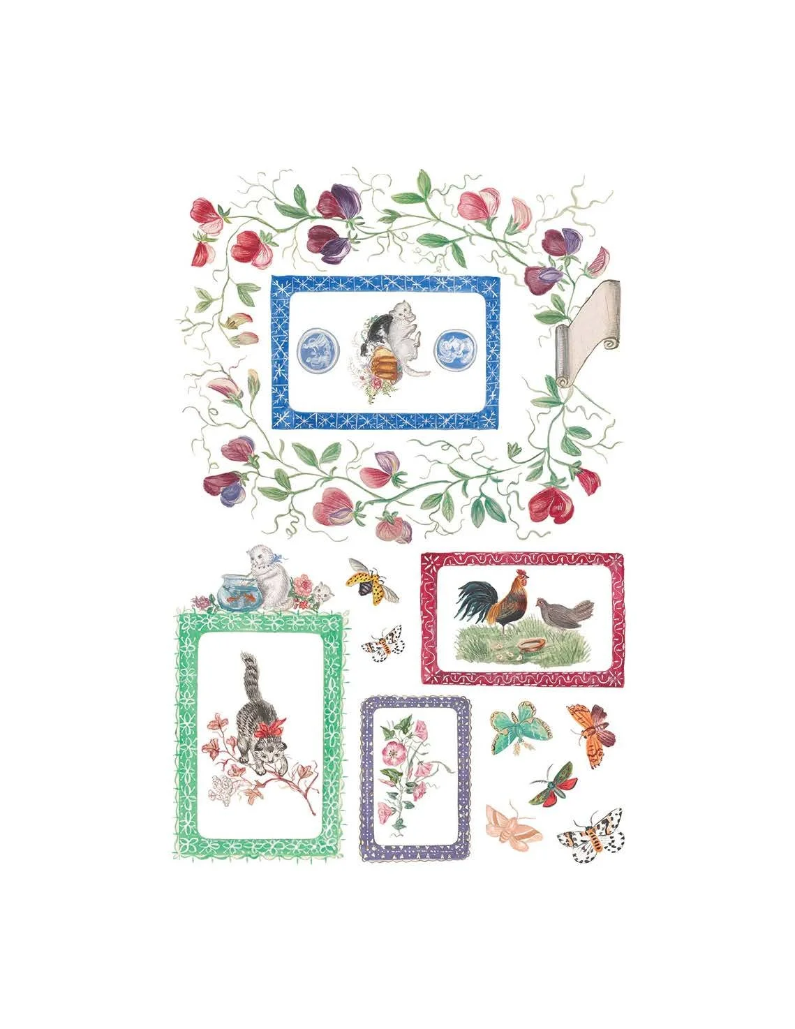 Texas In-Laws IOD Emily Claire Decor Transfer (pad of 8 8"x12" sheets) by Iron Orchid Designs