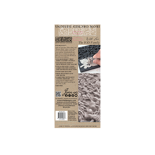 Texas In-Laws IOD Hazel & Bay Decor Mould 6"x10" by Iron Orchid Designs
