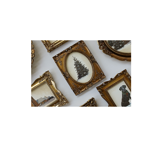Texas In-Laws IOD A Cotswold Christimas Decor Transfer (pad of 8 12"x16" sheets) by Iron Orchid Designs