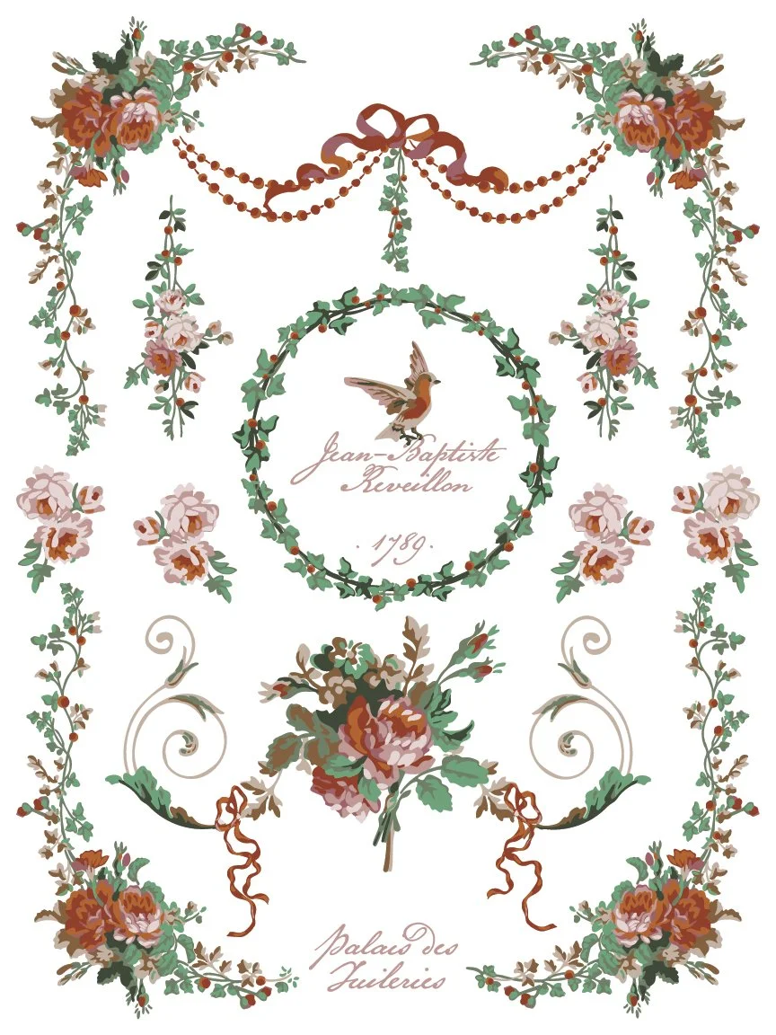 Texas In-Laws IOD LA FOLIE PAINT INLAY 12×16 (8 SHEET) PAD BY IRON ORCHID DESIGNS
