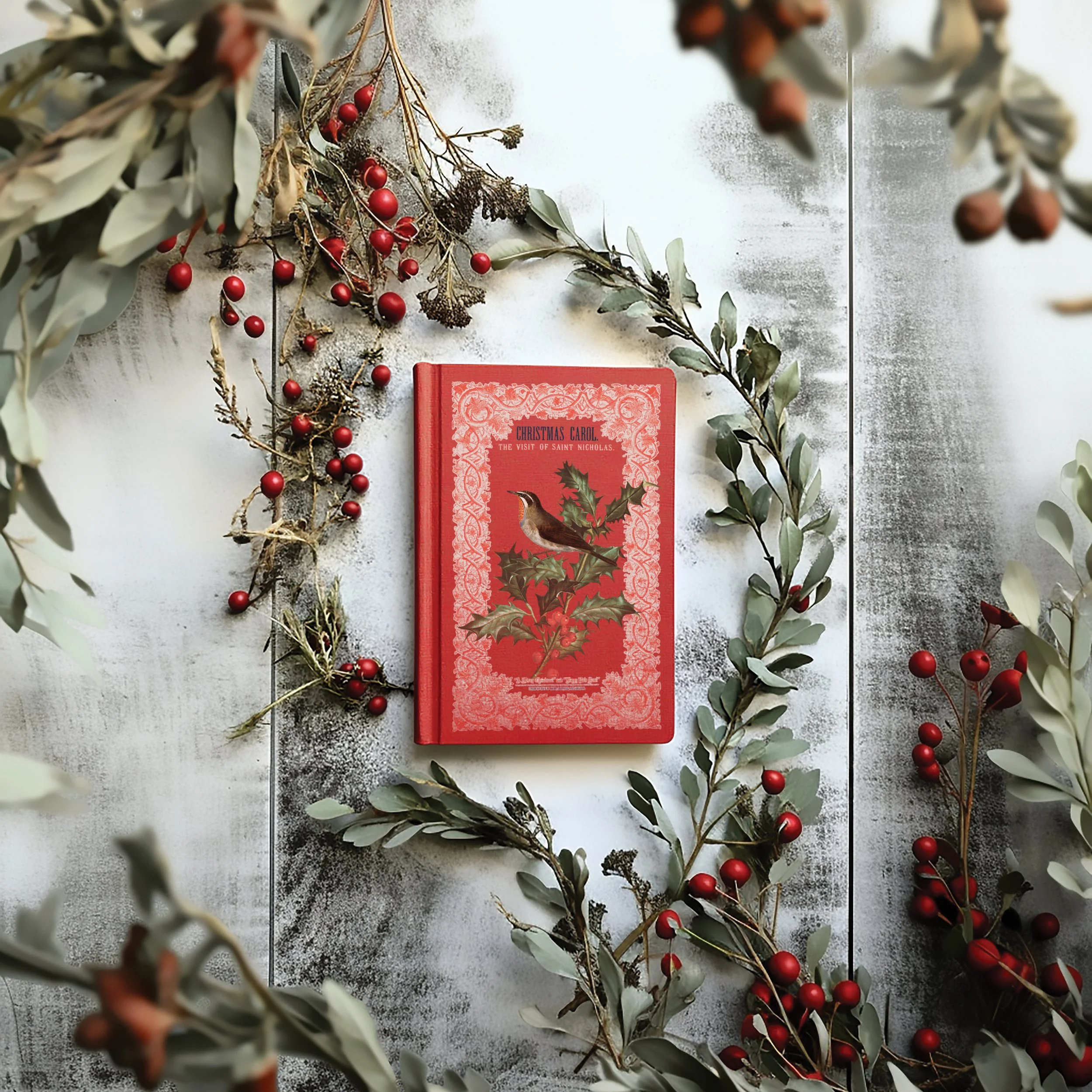 Texas In-Laws IOD Decor Transfer Winter Botanist (pad of 8 8"x12" sheets) by Iron Orchid Designs