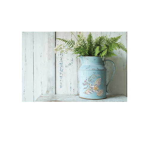 Texas In-Laws IOD Fern Fables Decor Transfer (pad of 8 8"x12" sheets) by Iron Orchid Designs