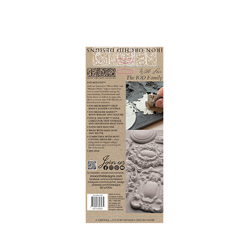 Texas In-Laws IOD Frames 3 Decor Mould 6"x10" by Iron Orchid Designs