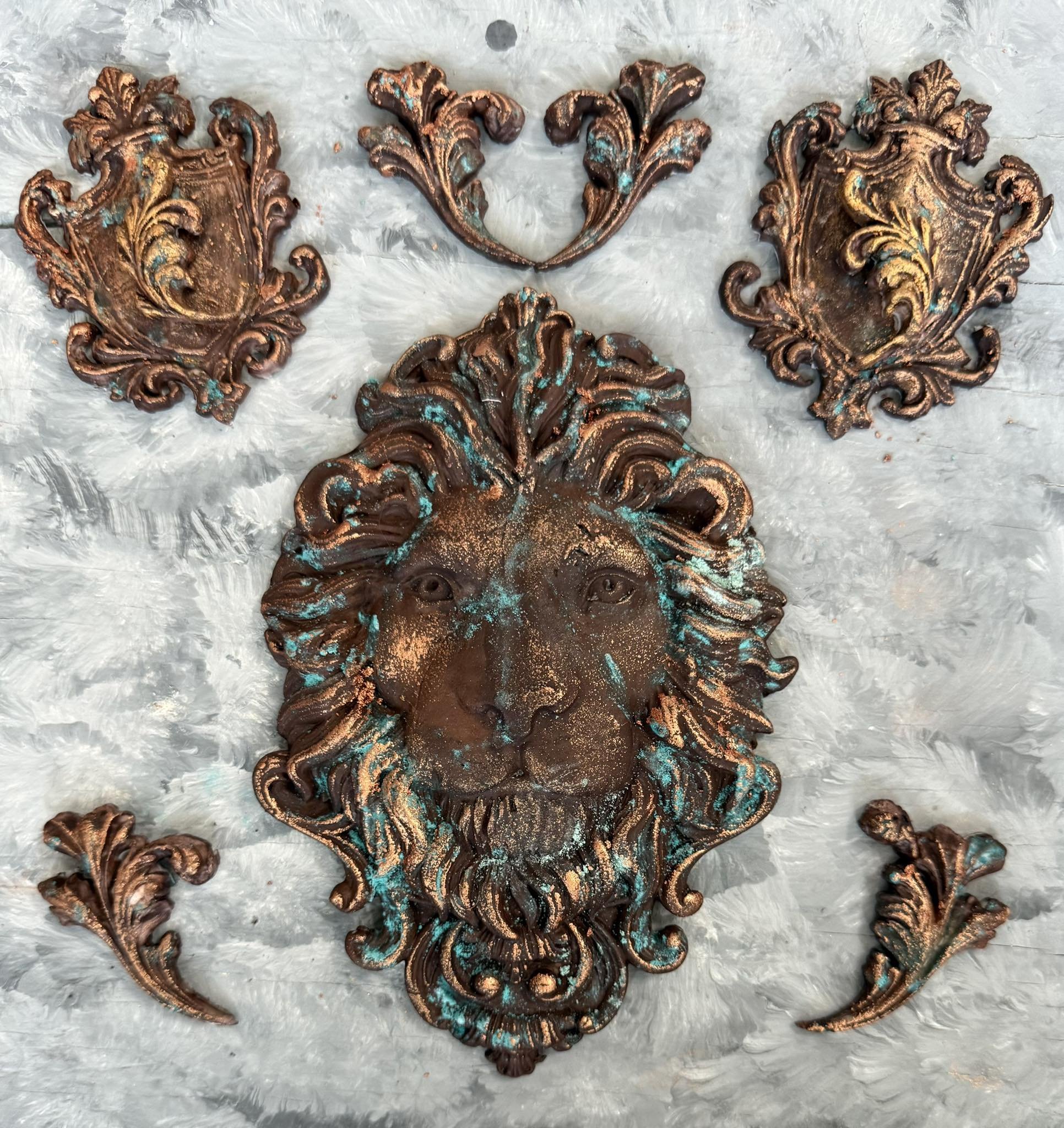 Texas In-Laws IOD DECOR MOULD LEONIDAS 5X7 BY IRON ORCHID DESIGNS