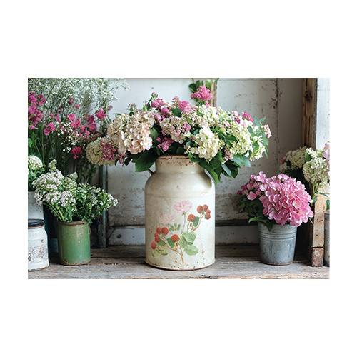 Texas In-Laws IOD Marché des Fleurs Decor Transfer (Pad of 8 12"x16" sheets) by Iron Orchid Designs