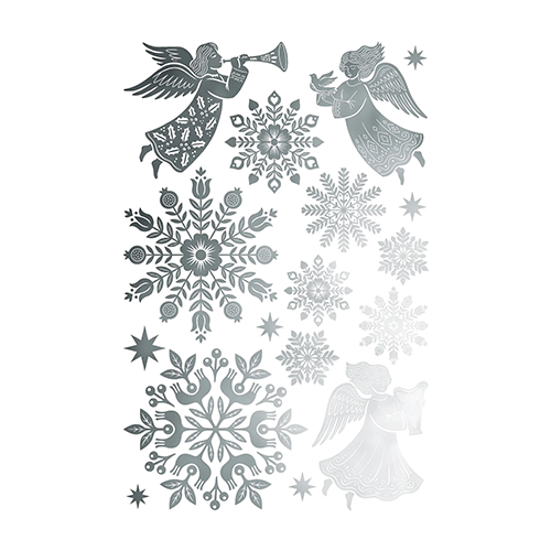 Texas In-Laws Angels Sing Foil Transfer 8 Pages (8X12 Pad) By Iron Orchid Designs