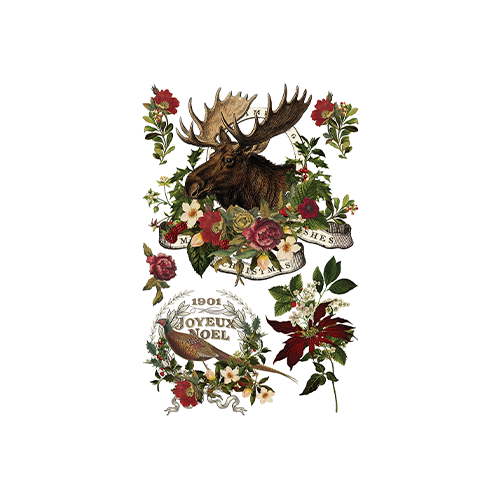 Texas In-Laws IOD Stag Tavern Decor Transfer 8 Pages (8X12 Pad) By Iron Orchid Designs