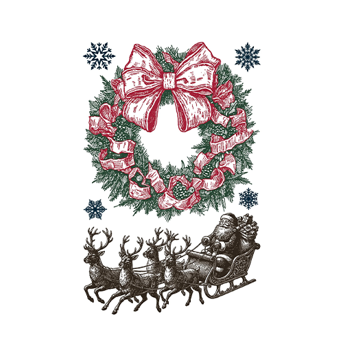 Texas In-Laws IOD The North Pole Co Paint Inlay 8×12 (8 Sheet) Pad By Iron Orchid Designs