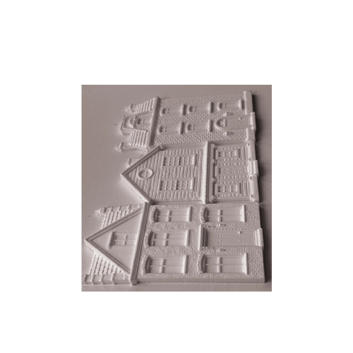 Texas In-Laws IOD Old Colchester Road Decor Mould 6"x10" by Iron Orchid Designs
