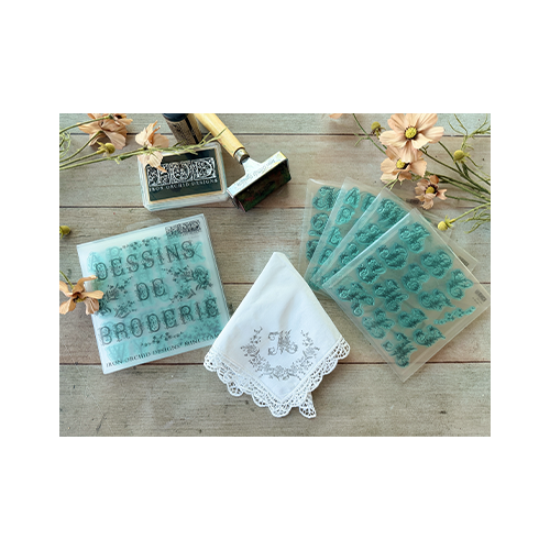 Texas In-Laws IOD Dessins De Broderie Decor Stamp (4 Sheet Set)  6"x6" by Iron Orchid Designs