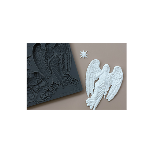 Texas In-Laws IOD Silent Night Decor Mould 6"x10" by Iron Orchid Designs