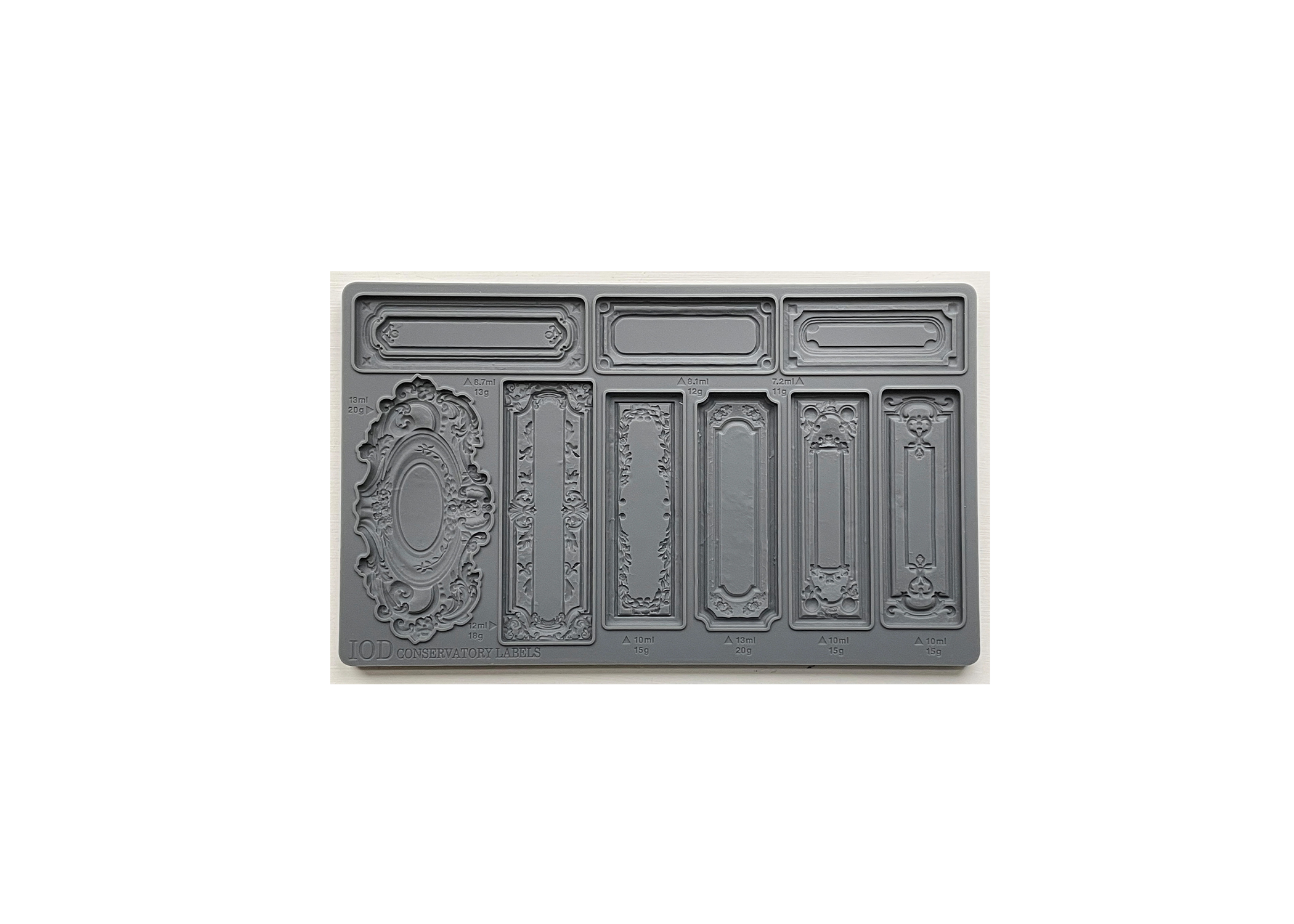 Texas In-Laws IOD Decor Mould Conservatory Labels 6"x10" by Iron Orchid Designs