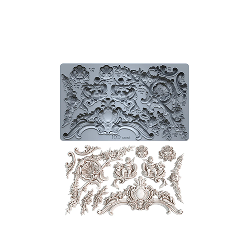 Texas In-Laws IOD Cadré Decor Mould 6"x10" by Iron Orchid Designs