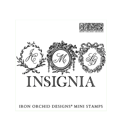 Texas In-Laws IOD Decor Stamp Insignia  6"x6" (4 Sheets) by Iron Orchid Designs