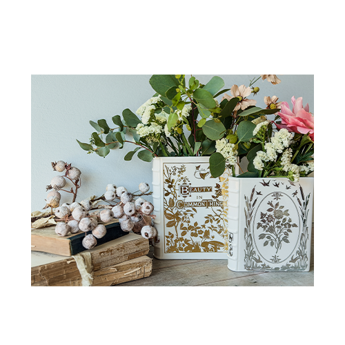 IOD Athenaeum Foil Decor Transfer (Pad of 8 8X12) By Iron Orchid Designs