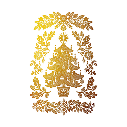 Texas In-Laws Angels Sing Foil Transfer 8 Pages (8X12 Pad) By Iron Orchid Designs